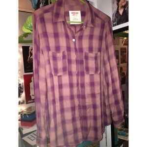 Flannel Plaid Button up