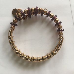 Alex and Ani - RETIRED Amethyst Fleetwood Wrap
