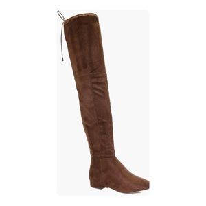 Mocha thigh high boots