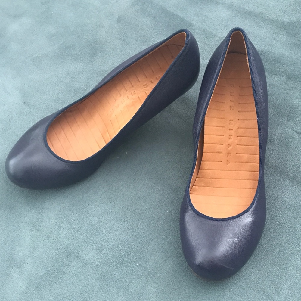 Chi Mihara / Anthropologie Purple Leather Pumps