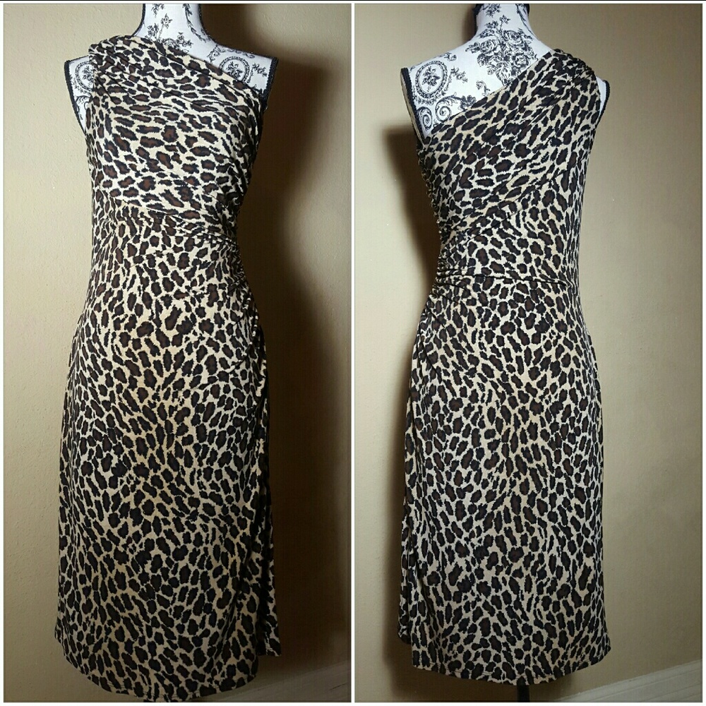 Lauren by Ralph Lauren One shoulder dress