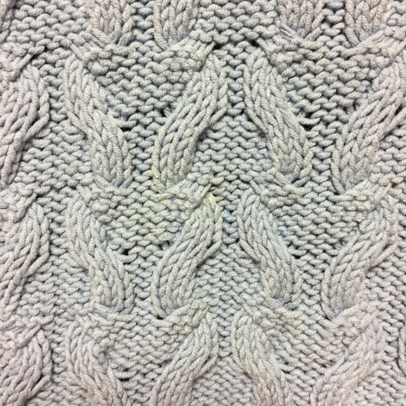 Charter Club Blue Cable Knit Sweater Size Large - Picture 5 of 5