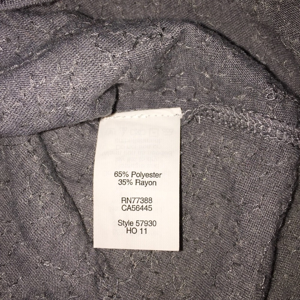 J. Crew gray sequin 3/4 length sleeve top - Picture 7 of 7