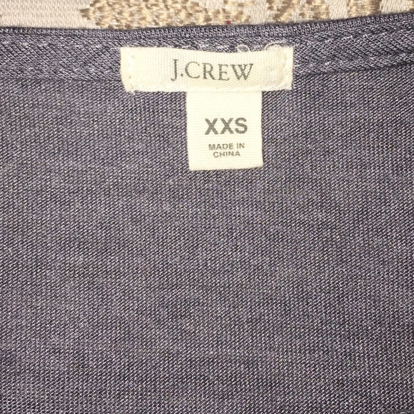 J. Crew gray sequin 3/4 length sleeve top - Picture 6 of 7