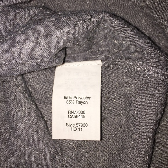 J. Crew gray sequin 3/4 length sleeve top - Picture 7 of 7