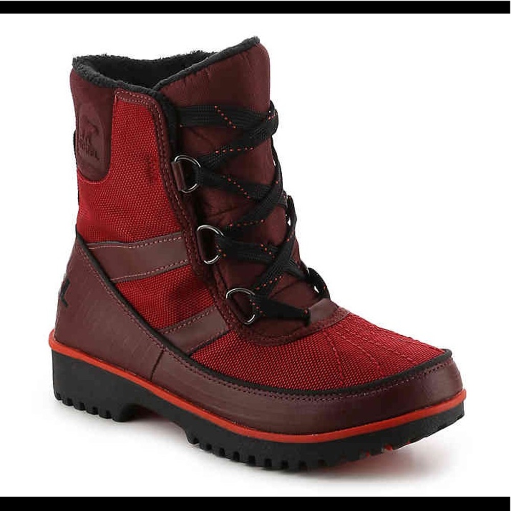 SOREL TIVOLI II CANVAS SNOW BOOTS - Size 7