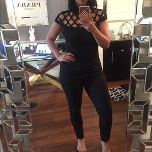 Cut out detail jumpsuit