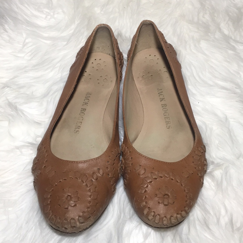 Jack Rogers Leather Flats
