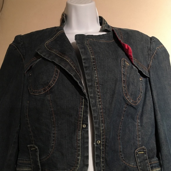 Sisley - unique denim jacket - Picture 1 of 8