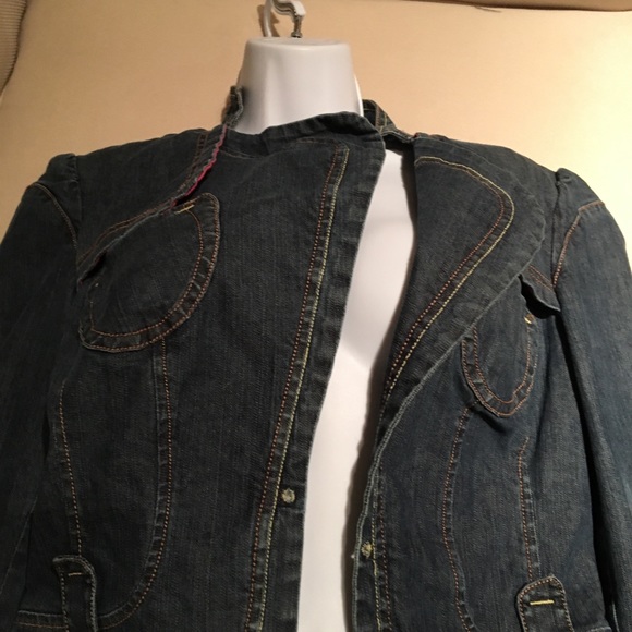 Sisley - unique denim jacket - Picture 2 of 8