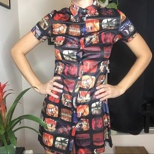 Japanese cartoon mini dress