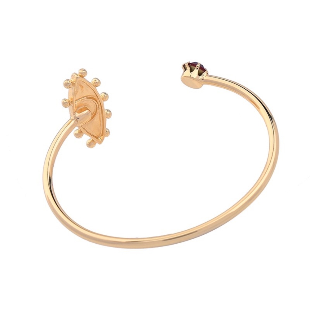 Ruby & Eye Bangle - Picture 3 of 4