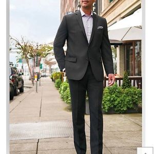 Men’s Black Suit Jacket and Pants