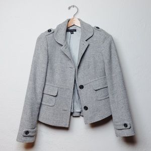 Vintage Banana Republic wool grey blazer