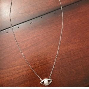 Ross-Simon’s diamond Evil Eye Necklace
