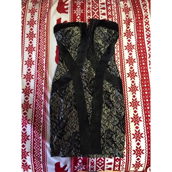 Black Body Con Dress - Picture 2 of 8