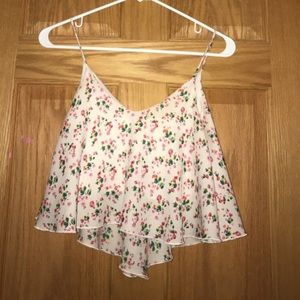 Floral crop top