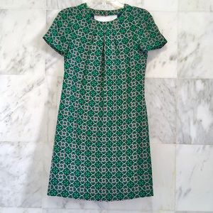 JCrew Silk printed dress