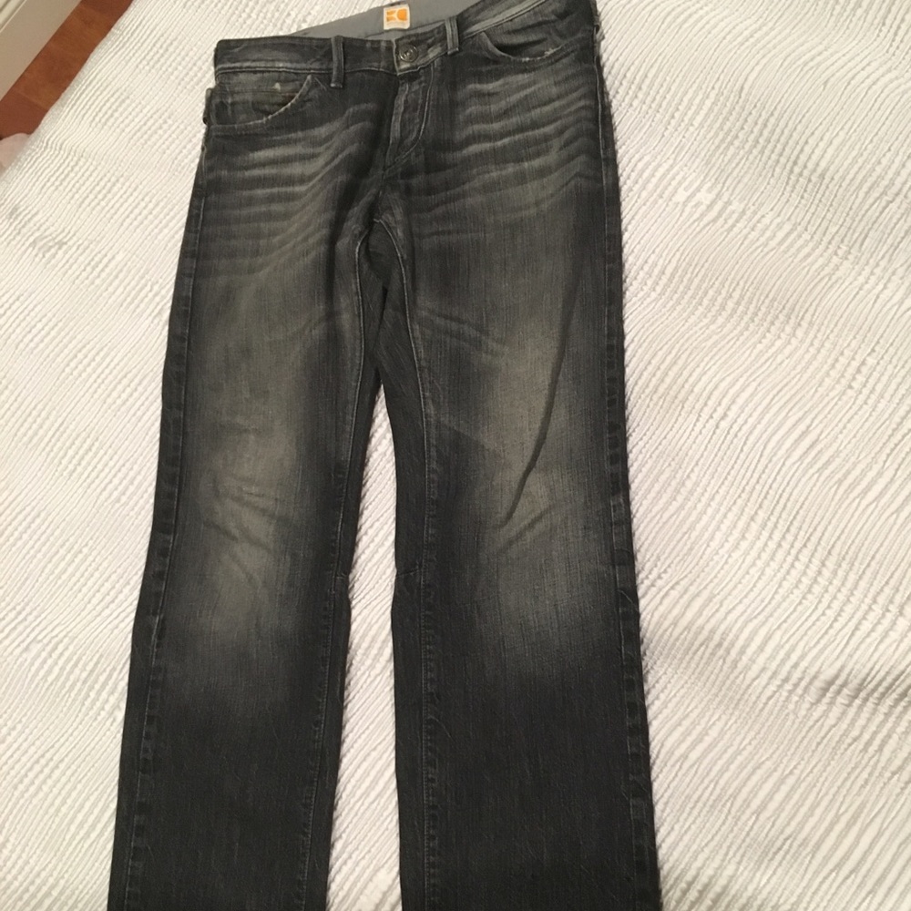 Hugo Boss Orange Black Denim Jeans