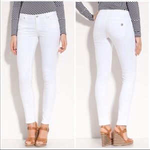Michael Kors skinny white jeans