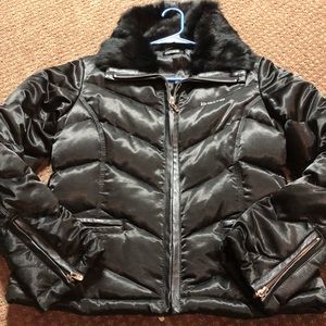 Bebe fur collar puffer Coat