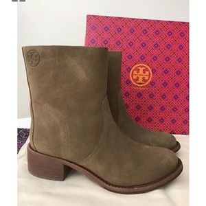 Tory Burch Siena Suede booties size 10