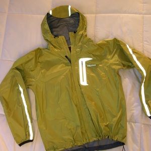 Marmot Hooded Rain Jacket with Reflective - Large