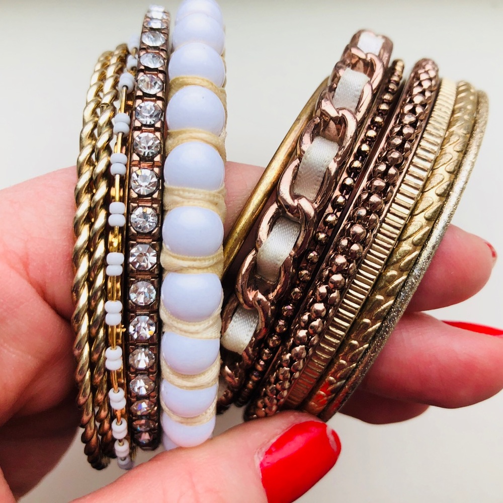 A stack of 12 bangles ❗️Last Chance ❗️
