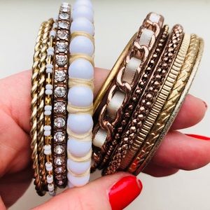 A stack of 12 bangles ❗️Last Chance ❗️