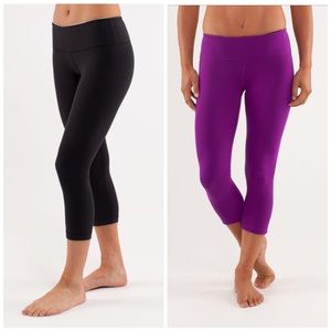 Lululemon Reversible  Wunder Under Crops