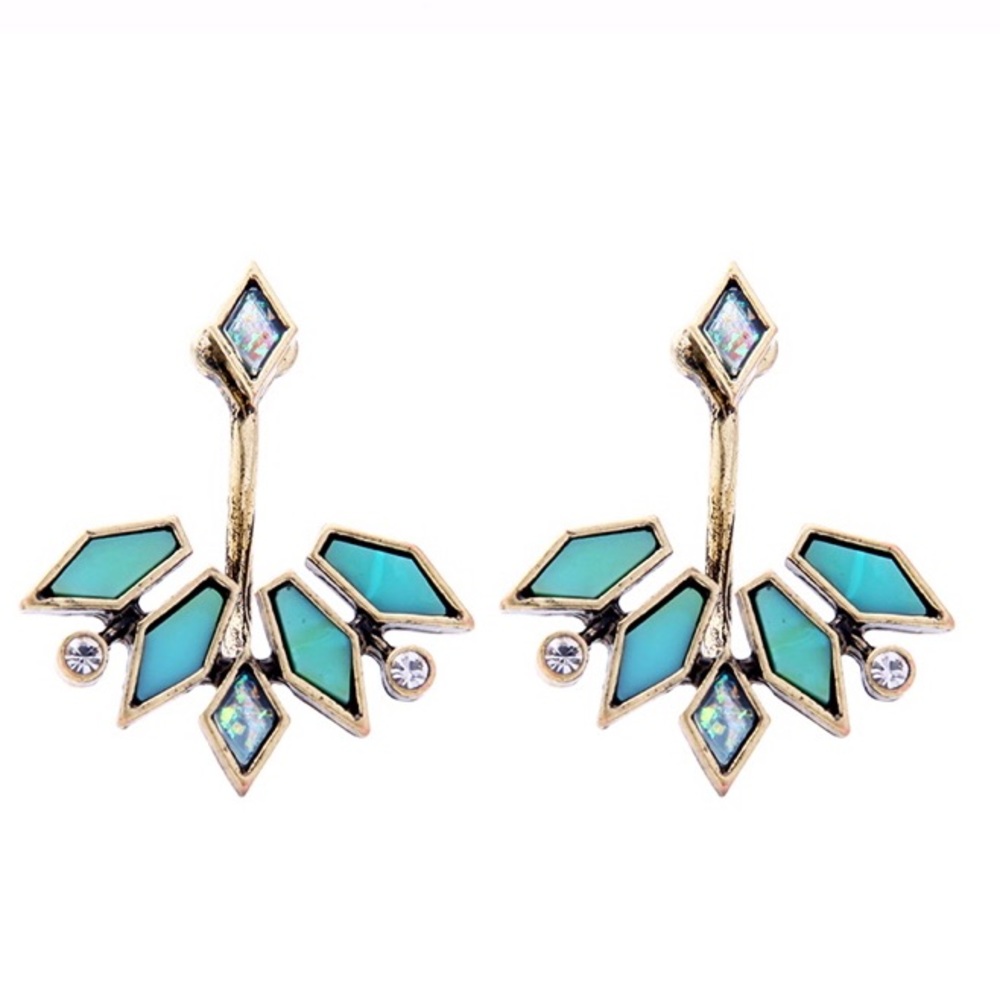 Sea Moss Green Convertible Earrings