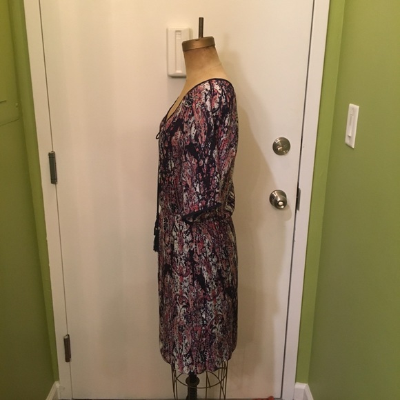 Kut From The Kloth Boho Hippie Tassel Floral Dress - Picture 2 of 6