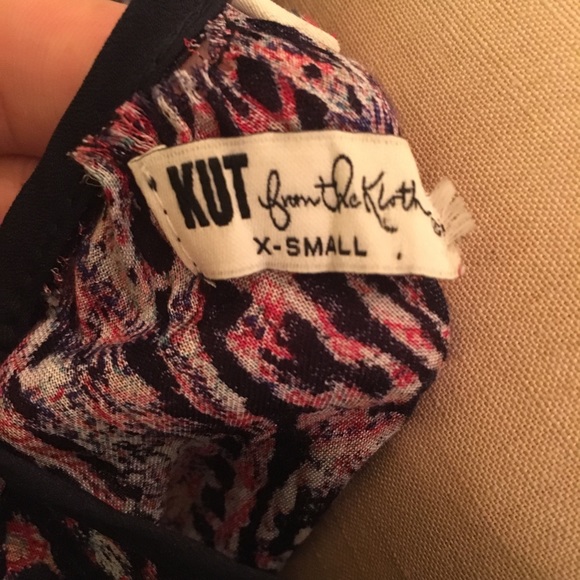 Kut From The Kloth Boho Hippie Tassel Floral Dress - Picture 5 of 6