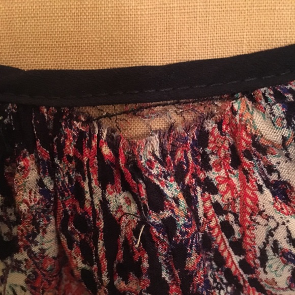 Kut From The Kloth Boho Hippie Tassel Floral Dress - Picture 6 of 6