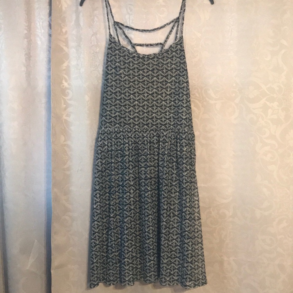 Black and white patterned dress XL