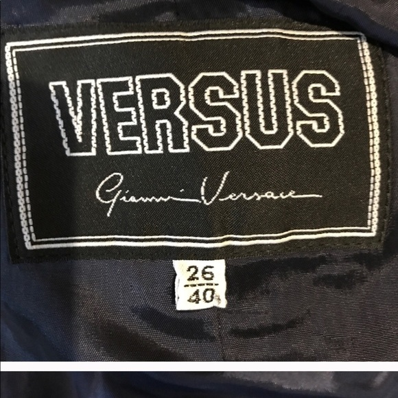 Versace Versus Navy Cropped Blazer - Picture 5 of 7