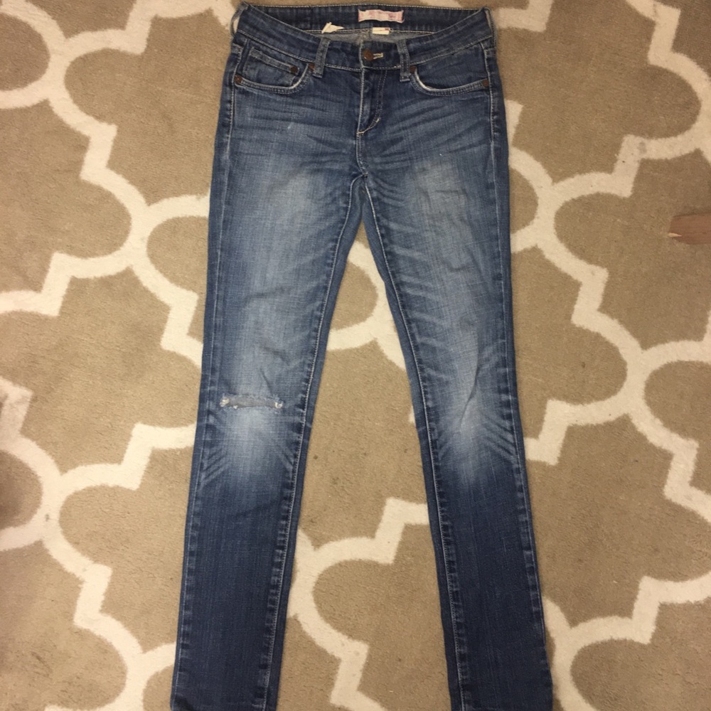 HM JEANS MEDIUM WASH SZ 25