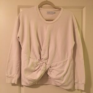Sincerely Jules Cream Knot Front Sweatshirt