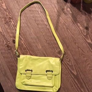 Cross Body Bag Neon Yellow