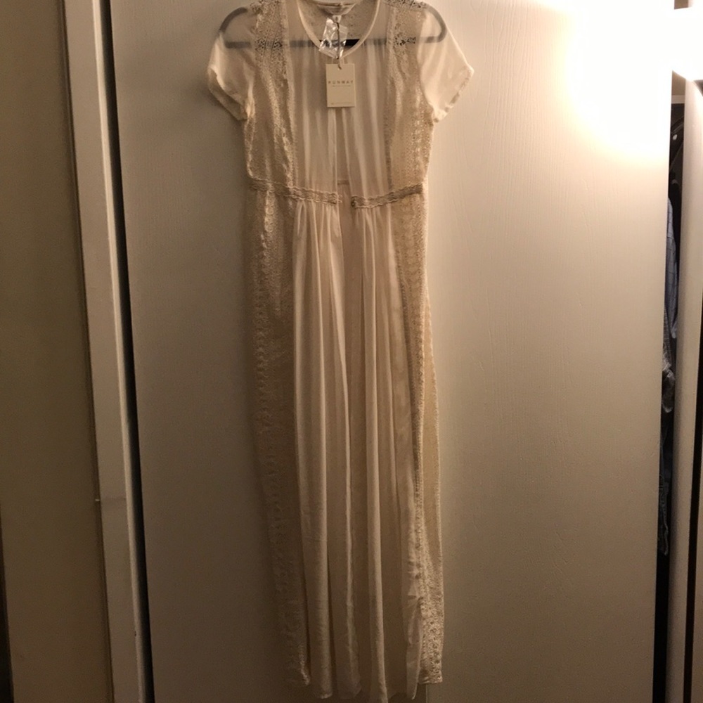 Lauren Conrad lace maxi duster