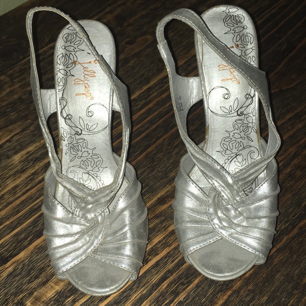 Silver heels