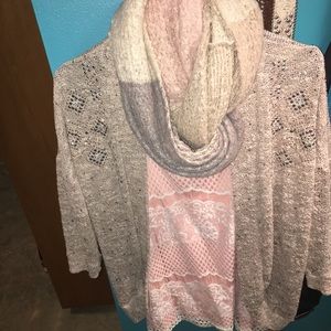 Vanity Tank Top, Cardigan, & Scarf