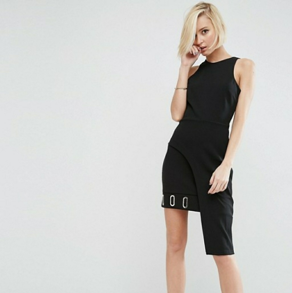 Black dress.