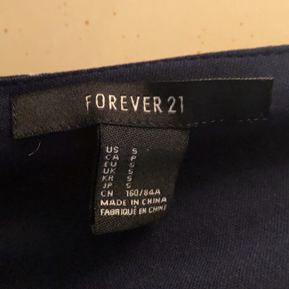 Navy High Low Dress - Picture 3 of 4