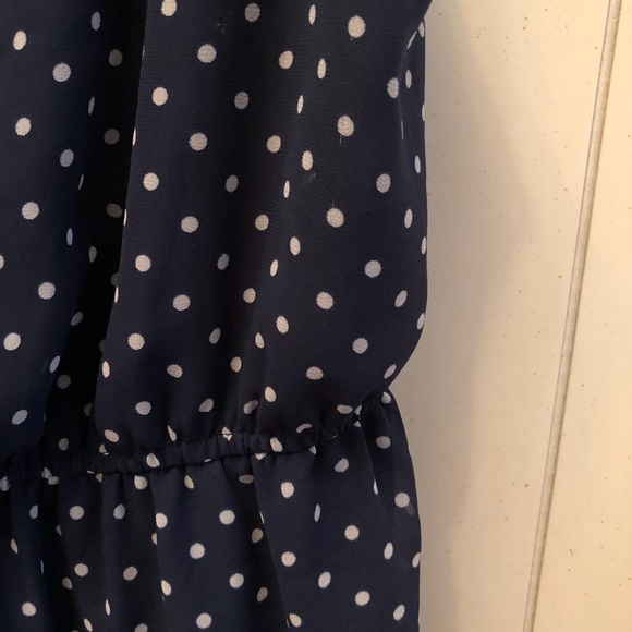 Navy High Low Dress - Picture 4 of 4