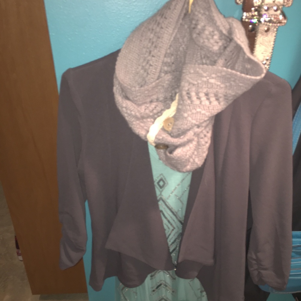 Vanity Tank top, Cardigan, & Scarf
