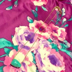 Kendra Scott Veined Turquoise Necklace