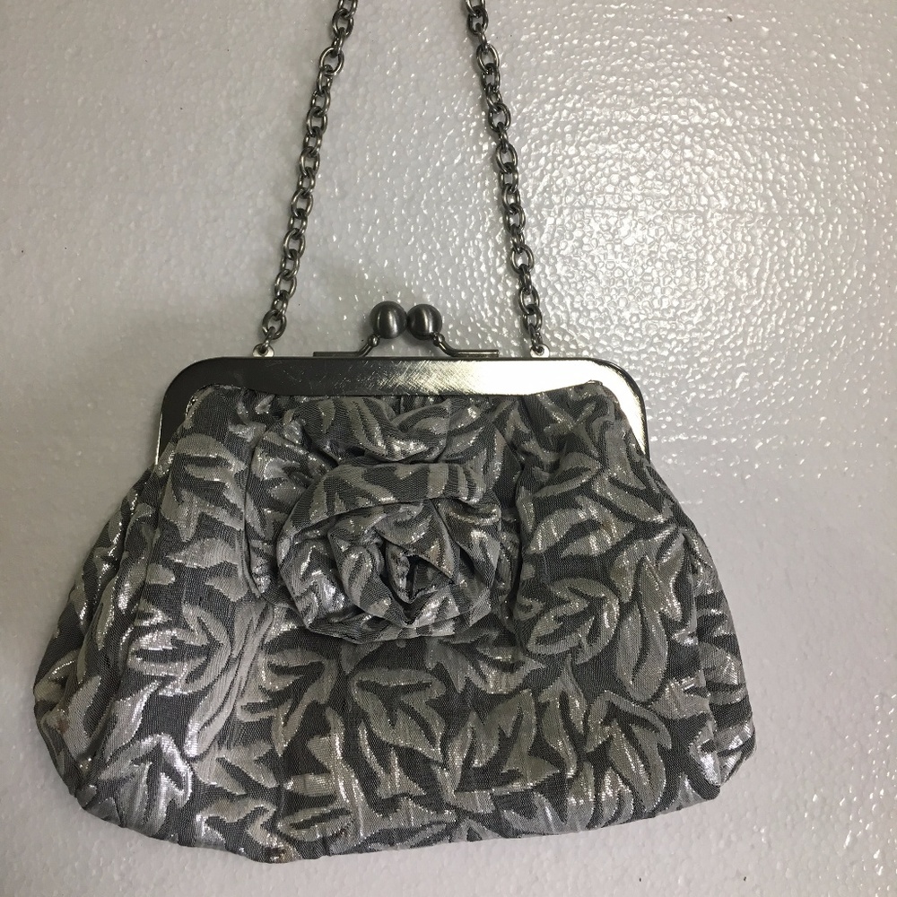 Behnaz Sarafpour for Target silver metallic clutch