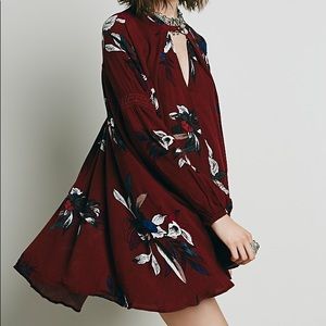 Free People "Tree Swing" Tunic Dress XS