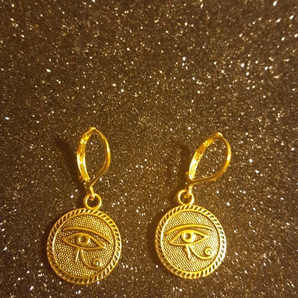egyptian eye earrings